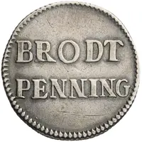 1 Brodtpfennig Silver pattern strike