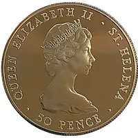 50 Pence - Elizabeth II Colony