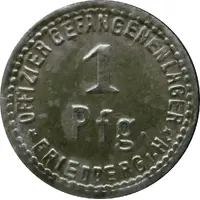 1 Pfennig - Friedberg Offizier Gefangenenlager