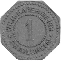 1 Pfennig - Crailsheim Wilh. Habermeier