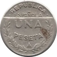 1 Peseta Santander, Palencia and Burgos