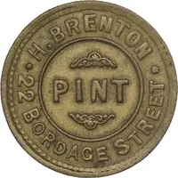 1 Pint H. Brenton, Bordage Street
