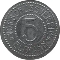 5 pfennig - Eltmann Vorschussverein