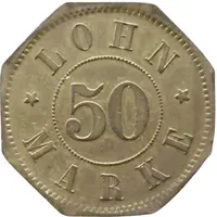 50 Pfennig - Schlitz Burggüter Verwaltung