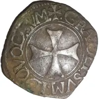 Liard with H - Henry I of Albret