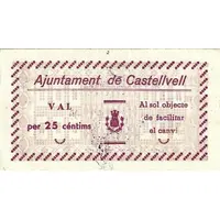 25 Céntimos Castellvell