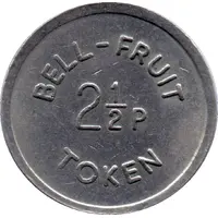 2 1/2 Pence - Bell-Fruit Token