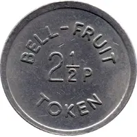 2 1/2 Pence - Bell-Fruit Token