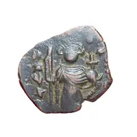 Follis / Fals - temp. Uthman Ibn Affan and Ali ibn Abu talib - standing figure type Arab-Byzantine