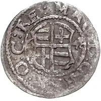 1 Schilling - Magnus Arensburg, four-sectioned shield