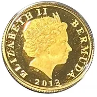 5 Dollars - Elizabeth II Blue angel fish