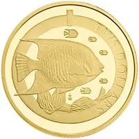 5 Dollars - Elizabeth II Blue angel fish