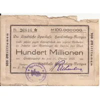 100 000 000 Mark