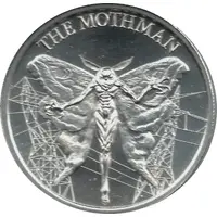 2 oz Silver Intaglio Mint - The Mothman Default Category Tokens & Bullions Americas United States United States