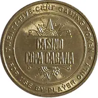 25 Cents Gaming Token - Casino Copa Cabana Hyatt Regency Aruba