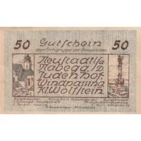 50 Heller Neustadtl an der Donau, Nabegg, Judenhof, Windpassing, Klein Wolfstein