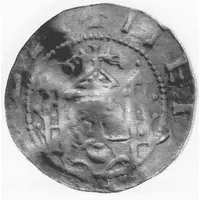 Denier - Burchard II avec empereur Henri IV