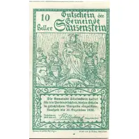 10 Heller Säusenstein