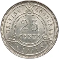 25 Cents - George V