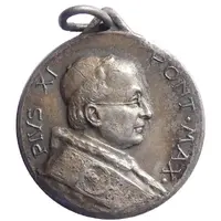 Medal - Pius XI Saint Peter`s square