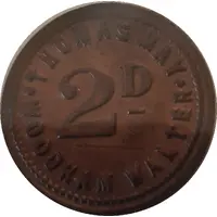 2 Pence - Thomas May Whitehouse Farm