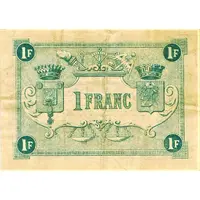 1 Franc - Chambre de Commerce de Boulogne-sur-Mer 62