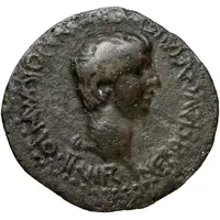 Æ22 - Nero DIVVS CLAVDIVS VOLVMNIO LVPINO II (IR (I)