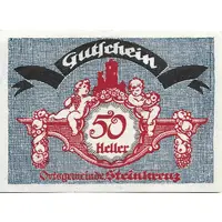 50 Heller Steinkreuz