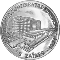 5 Zaïres Hotel Intercontinental