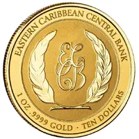 10 Dollars Rum Runner and Kraken, Colored