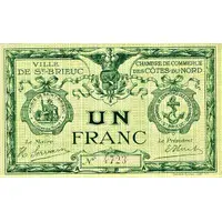 1 Franc - Saint-Brieuc Chambre de Commerce des Côtes-du-Nord 22