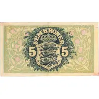 5 Kroner Heilmann type III: Overprint