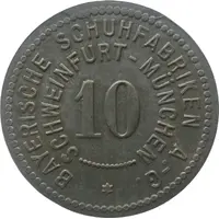10 Pfennig - Schweinfurt Bayrische Schuhfabriken A.-G.