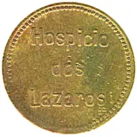 2.00 Réis Santa Casa de Misericordia - Leprosarium Coin
