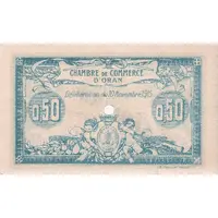 50 Centimes - Chamber of Commerce of Oran