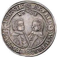 1 Thaler - John Philip I, Frederick VIII, John William IV, and Frederick William II