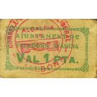 1 Peseta Vallbona d'Anoia