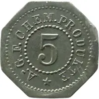 5 Pfennigs - Landshut A.G.F. Chem. Produkte