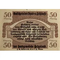 50 Pfennig Spar-und Leihkasse