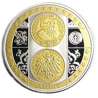 Medal - Precious Treasuries 3 Mark 1917 Saxony