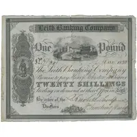 1 Pound Leith Banking Company