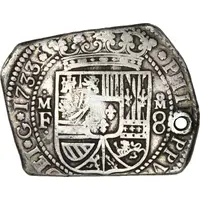 8 Reales Type II Counter-mark