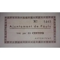 25 Céntimos Pauls