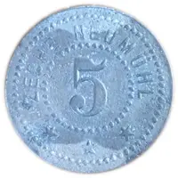 5 Pfennig - Hamborn Zeche Neumühl
