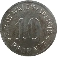 10 Pfennig - Wald im Rheinland