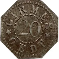 20 Pfennig - Oedt Girmes
