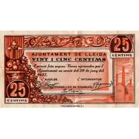 25 Céntimos Lleida
