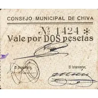 2 Pesetas Chiva