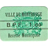 1 Franc - Ville de Montrouge 92