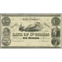 100 Dollars Bank of St. Thomas